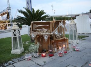 Özel Konseptli Düğün Organizasyonu Cam Fanus ve Denizci Fenerleri Kiralama