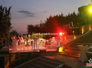 Nişan Organizasyonu Işık Sistemi ve Bistro Masa Kiralama