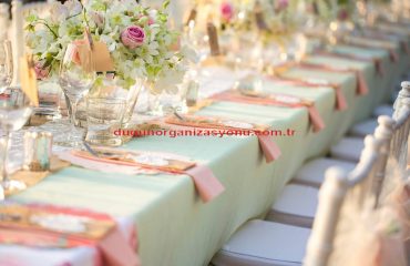 Düğün Masası Dekorasyonu İzmir