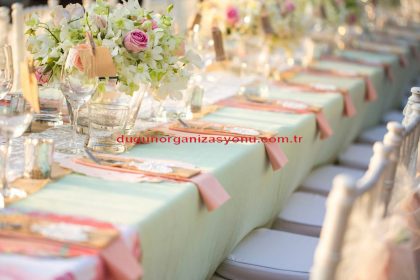 Düğün Masası Dekorasyonu İzmir